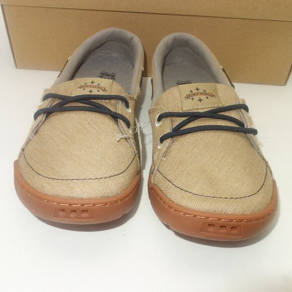 NEW Astral Hemp Porter 2.0 Boat Slip On Shoes Khaki Brown Women's 6 - Picture 3 of 8